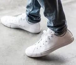 Giày Converse Chuck Taylor All Star Ox Leather 'White' 136823C - Ảnh 3