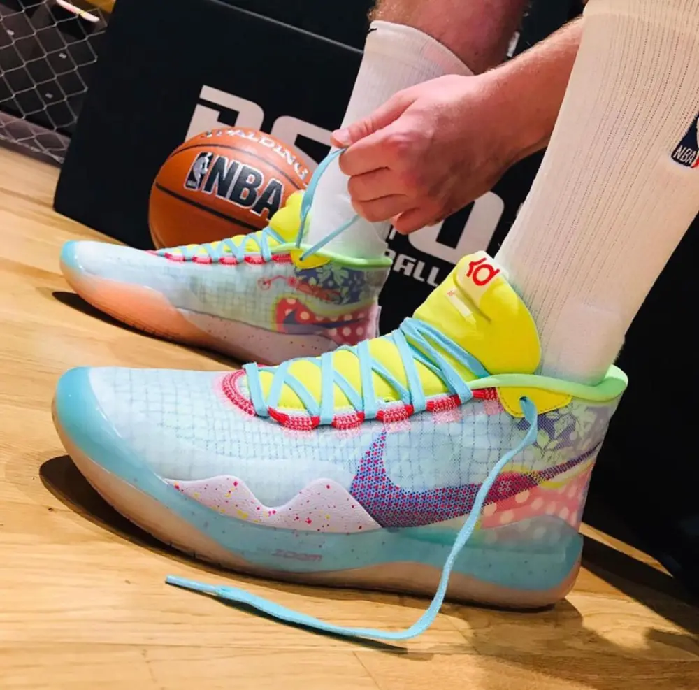 Alternative view of Giày Nike KD 12 'EYBL Peach Jam' CK1195-300