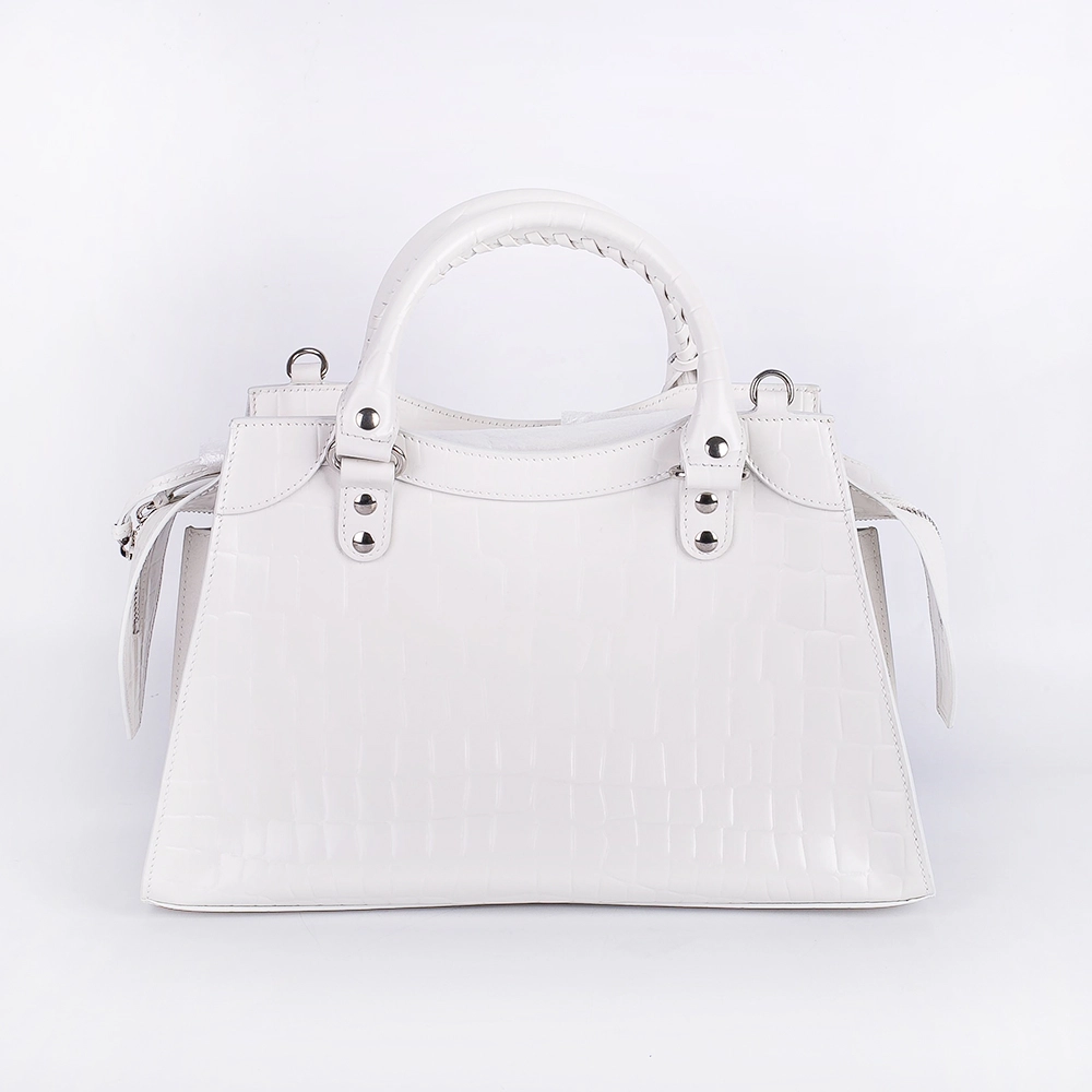 Túi Balenciaga Crocodile Embossed Neo Classic Mini 'White' 638524-15V6Y-9016 - Ảnh 2