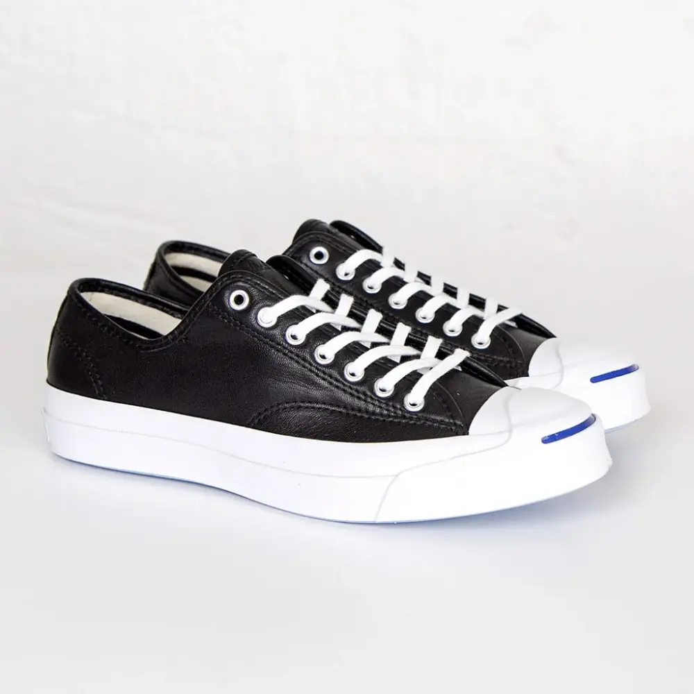 Giày Converse Jack Purcell Signature Ox Leather 'Black' 149910C - Ảnh 5