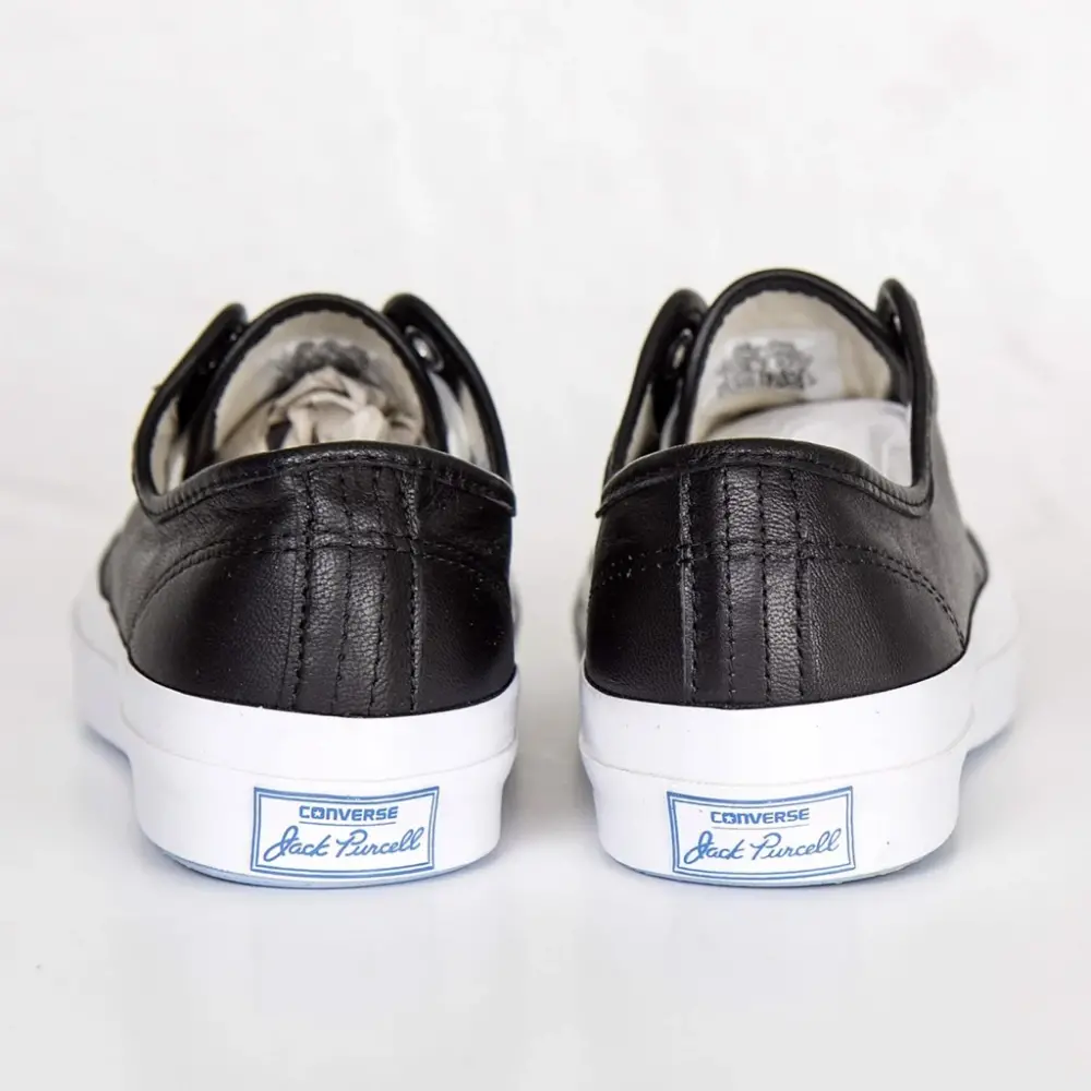 Giày Converse Jack Purcell Signature Ox Leather 'Black' 149910C - Ảnh 7