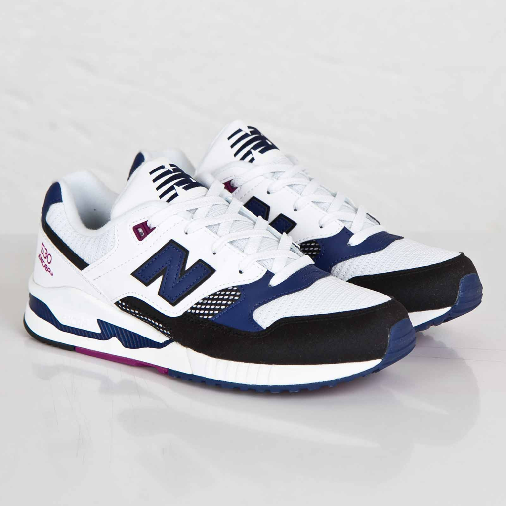 Giày New Balance 530 White Navy M530BW - Ảnh 2