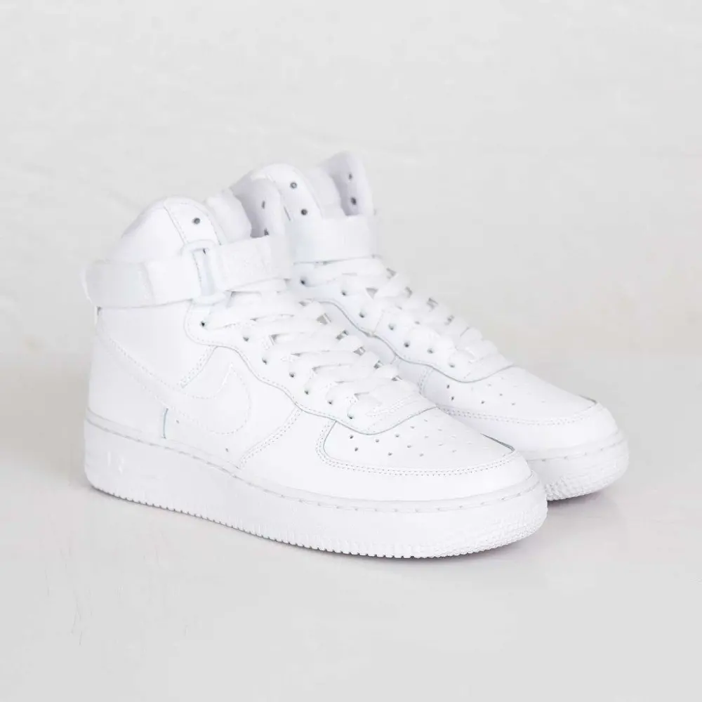 Giày Nike Air Force 1 High GS 'White' 653998-100 - Ảnh 3