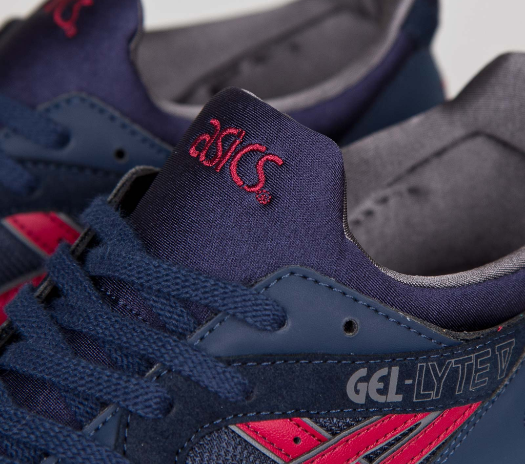 Giày Asics Gel Lyte 5 'Navy Red' H5D0Y-5025 - Ảnh 3