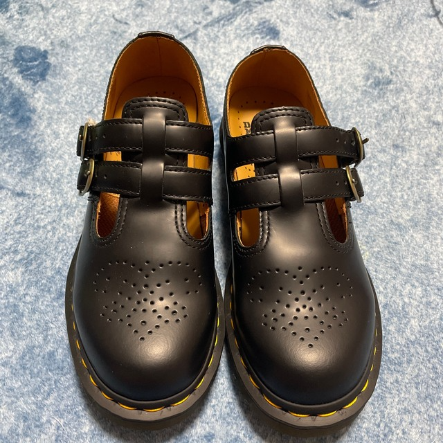 Giày Dr.Martens 8065 Smooth Leather Mary Jane 'Black' 12916001 - Ảnh 5