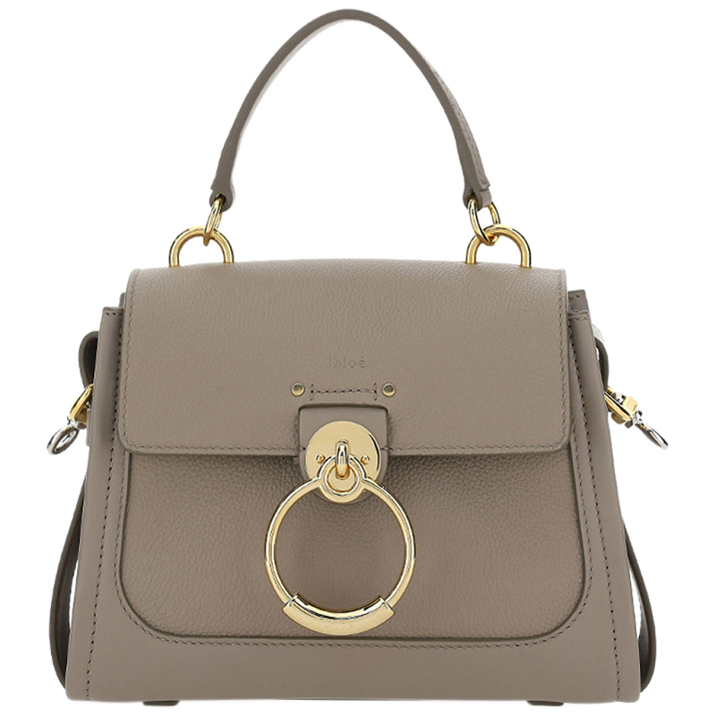 Túi Chloe Mini Tess Bag in Motty 'Grey' CHC20AS143C6223W