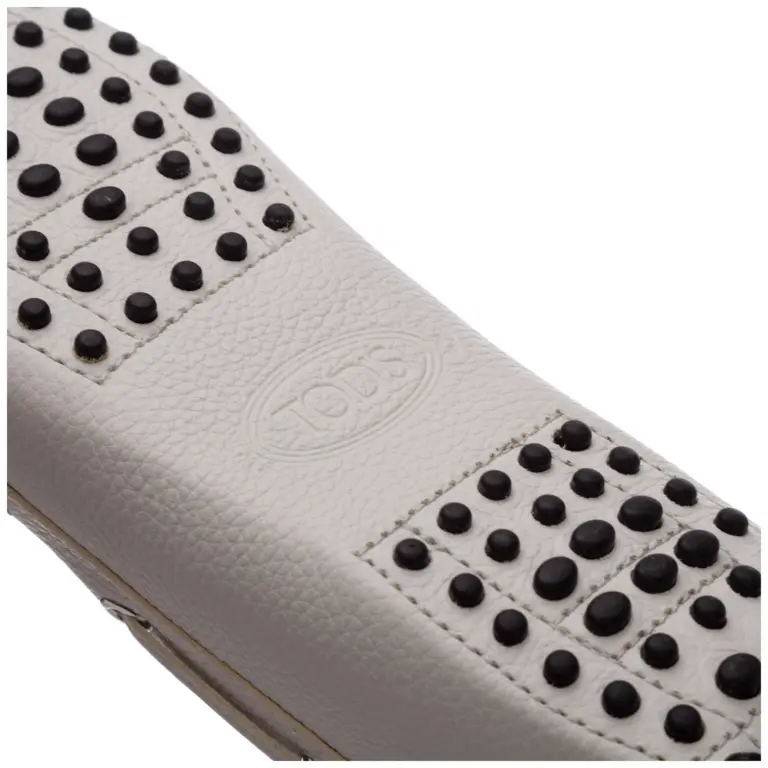 Giày Tod’s Woman Gommino Driving Shoes in White Leather XXW0FW050305J19999 - Ảnh 5