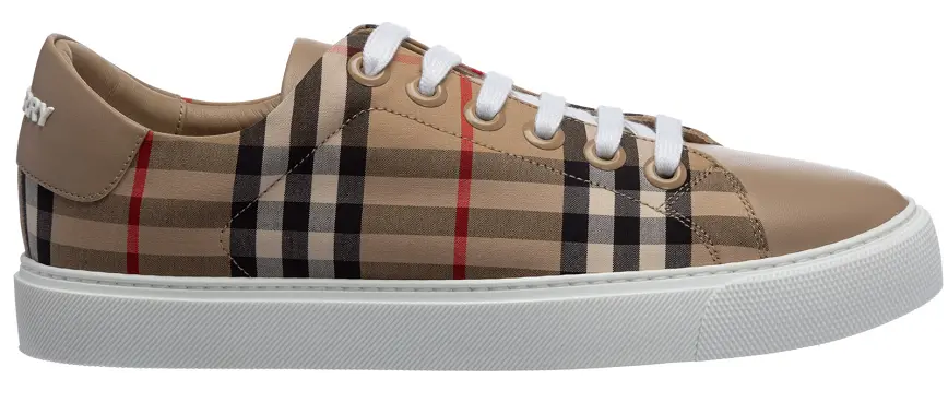 Giày Burberry Vintage Check Leather Beige 80388661