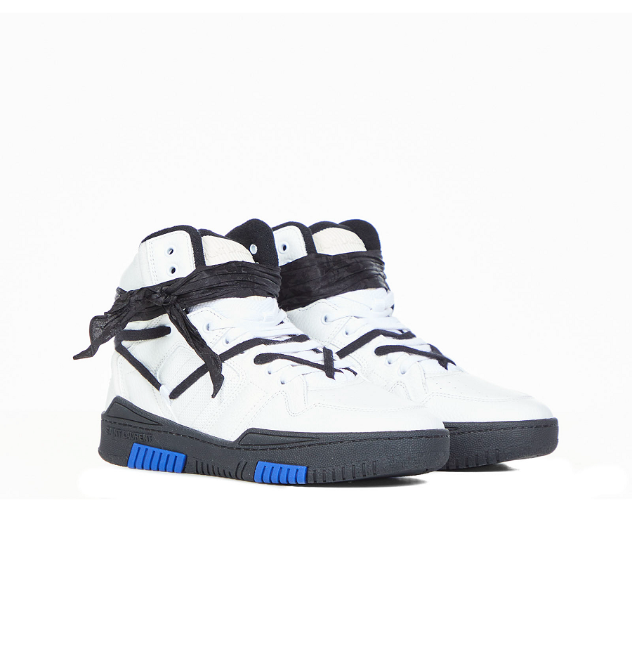 Giày Saint Laurent Smith 'White' 68609304GDE9073 - Ảnh 4