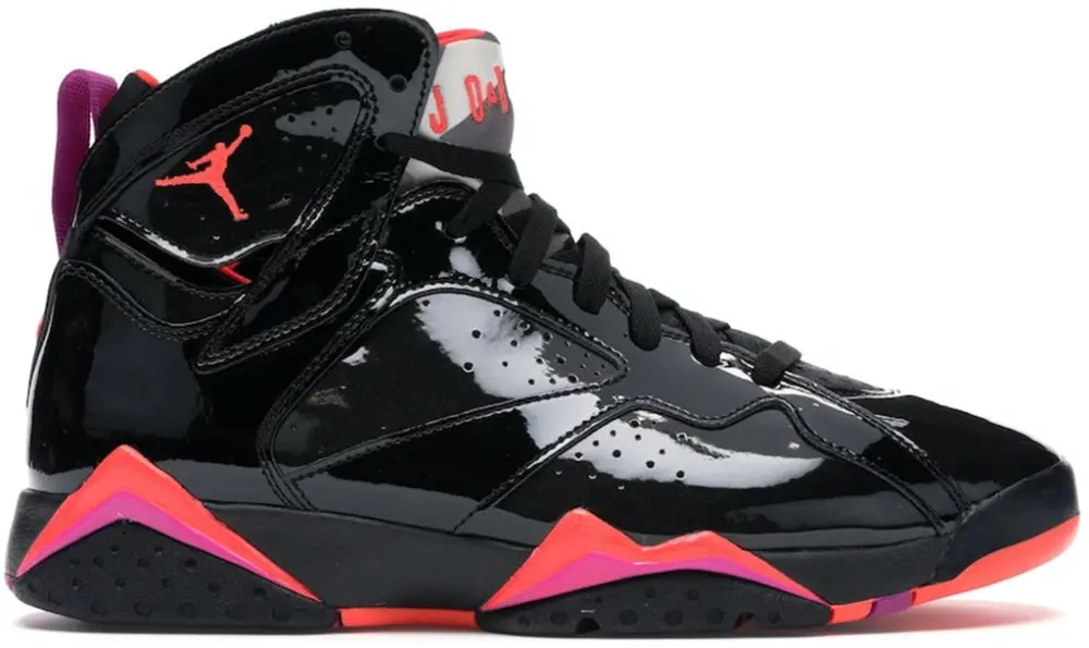 Giày Nike Air Jordan 7 Retro 'Black Gloss' 313358-006