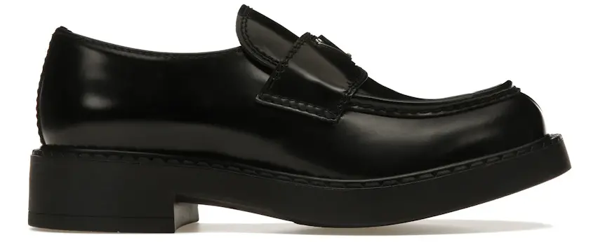 Giày Prada Brushed Leather Loafers 'Chocolate' 2DE127-055-F0002