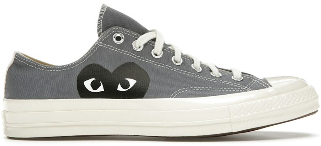 Giày Converse Comme des Garçons PLAY x Chuck 70 Low 'Steel Gray' 171849C
