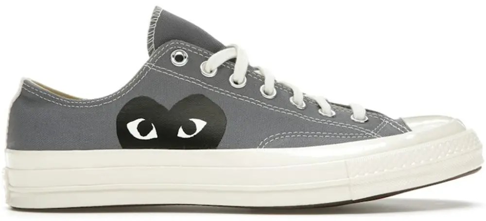 Giày Converse Comme des Garçons PLAY x Chuck 70 Low 'Steel Gray' 171849C
