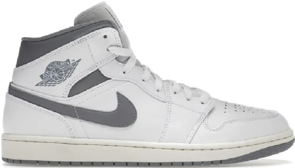 Giày Nike Air Jordan 1 'Mid White Stealth' 554724-135