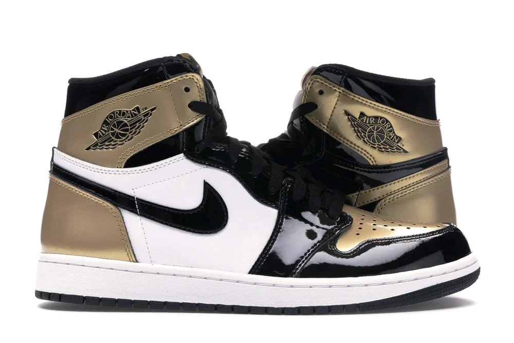 Giày Nike Air Jordan 1 Retro High Gold Top 3 861428-001 - Ảnh 4
