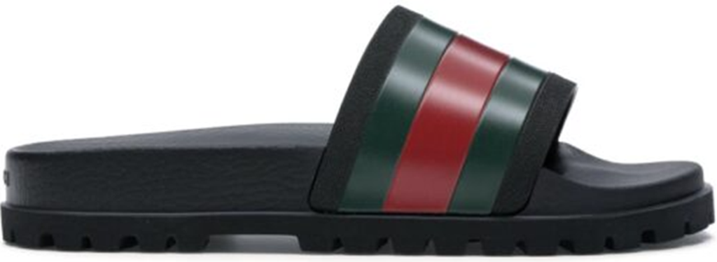Dép Gucci Web Rubber Slide 429469 GIB10 1098