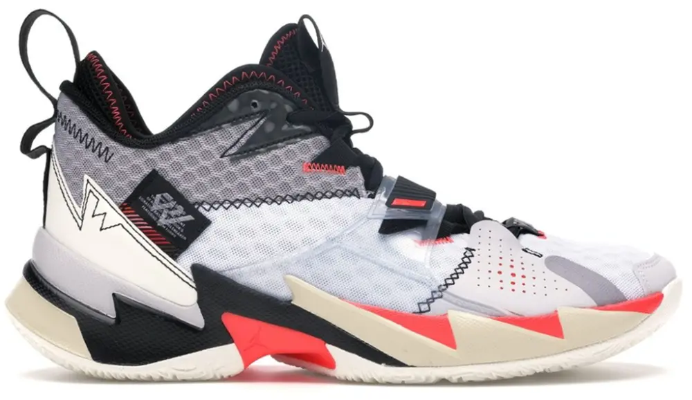 Giày Nike Jordan Why Not Zer0.3 White Bright Crimson Black CD3003-101