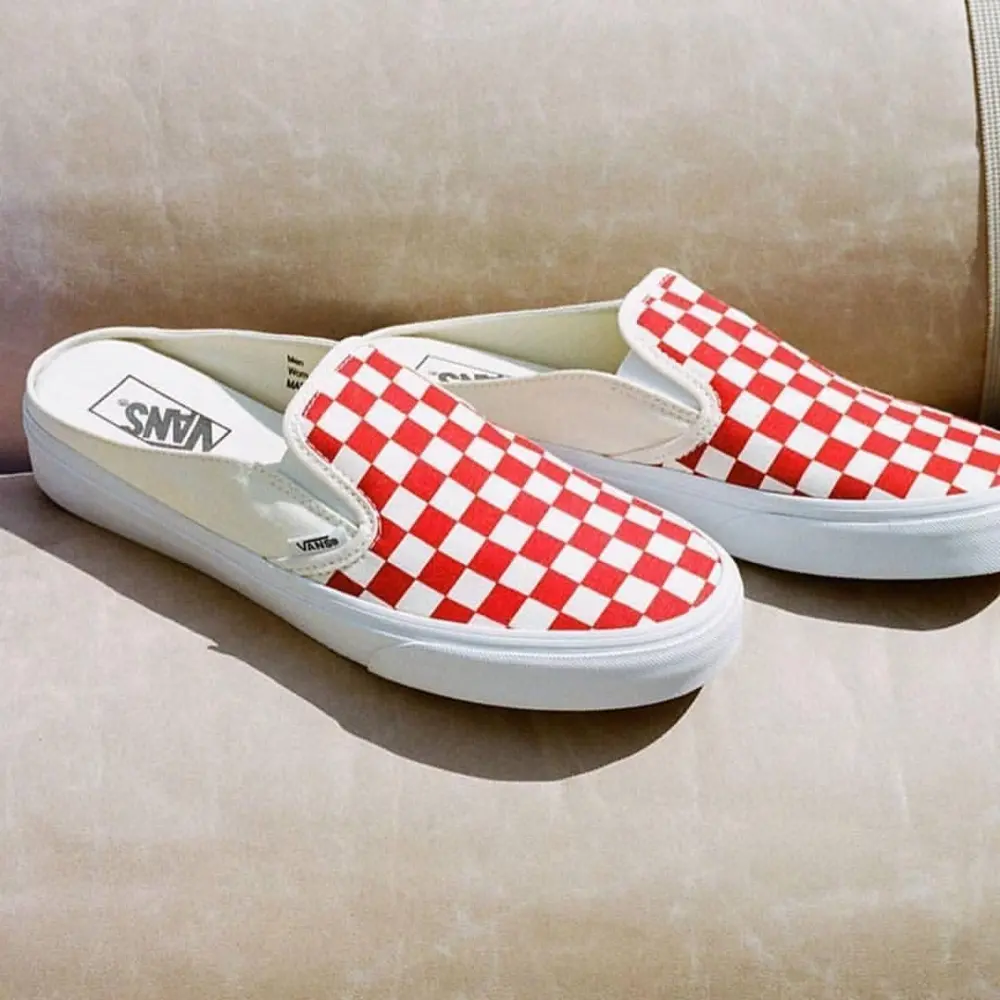 Alternative view of Giày Vans CheckerBoard Mule Slip-On VN004KTEO1