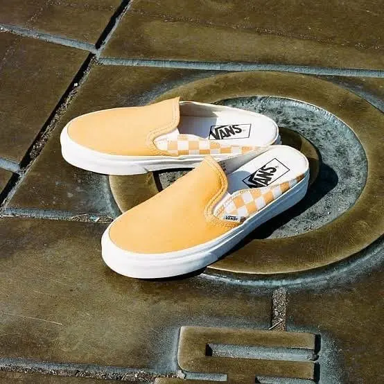 Giày Vans CheckerBoard Mule Slip-On Orange FLVNAS1U14 - Ảnh 5