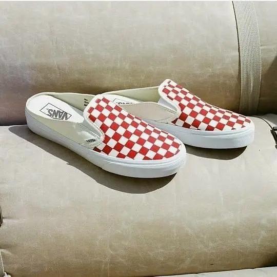 Giày Vans CheckerBoard Mule Slip-On VN004KTEO1 - Ảnh 5