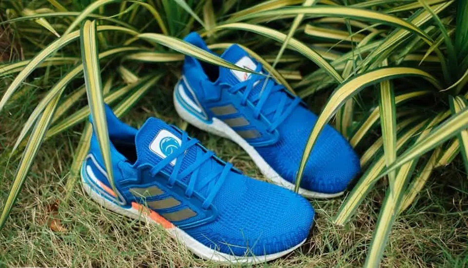 Alternative view of Giày Adidas NASA x UltraBoost 20 Football 'Blue' FX7978