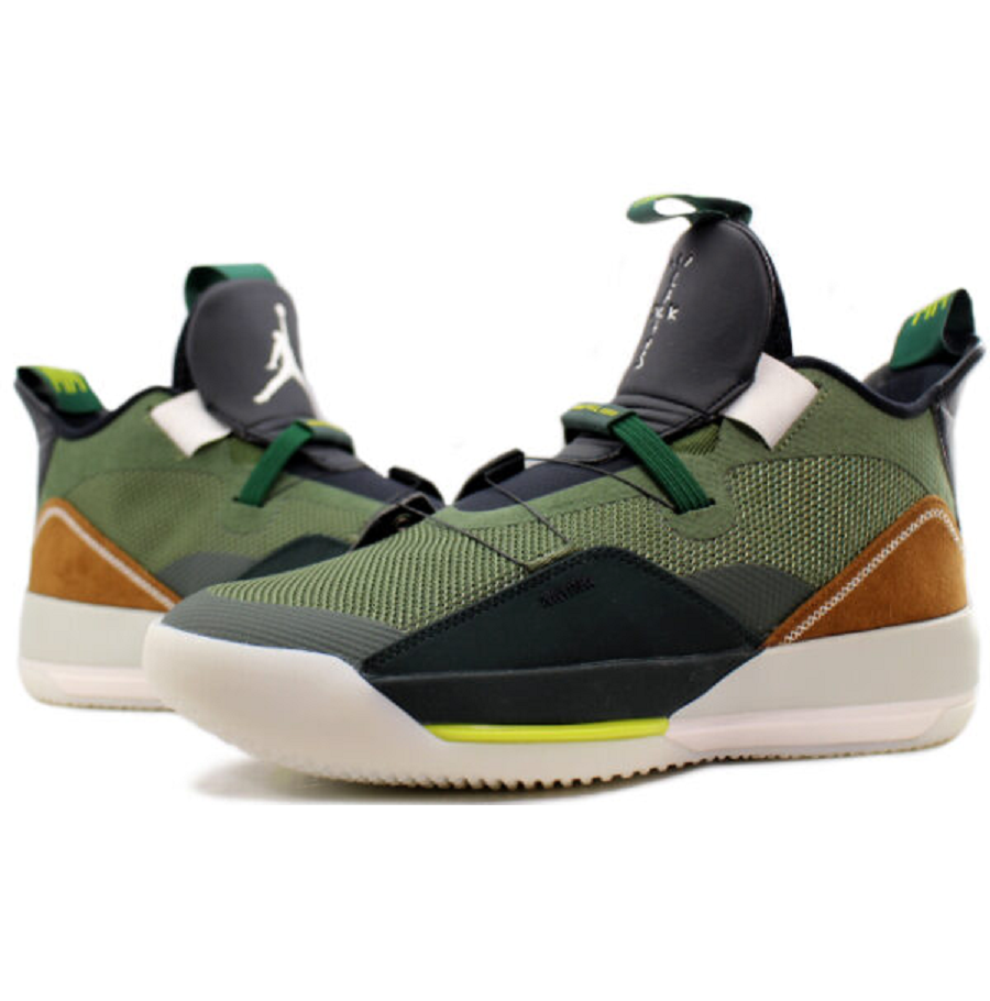 Giày Nike Travis Scott x Air Jordan 33 NRG ‘Army Olive’ CD5965-300 - Ảnh 6
