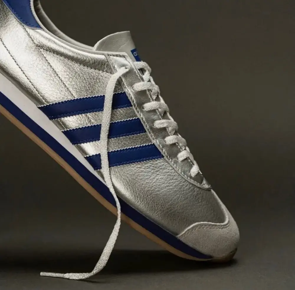 Giày Adidas Country OG Matte Silver Bright Blue IE4230 - Ảnh 7