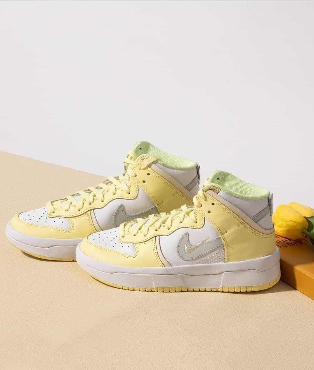 Giày Nike Wmns Dunk High Up 'White Citron Tint' DH3718-105 - Ảnh 5
