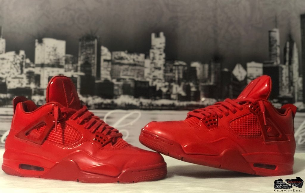 Giày Nike Air Jordan 11LAB4 'Red Patent Leather' 719864-600 - Ảnh 7