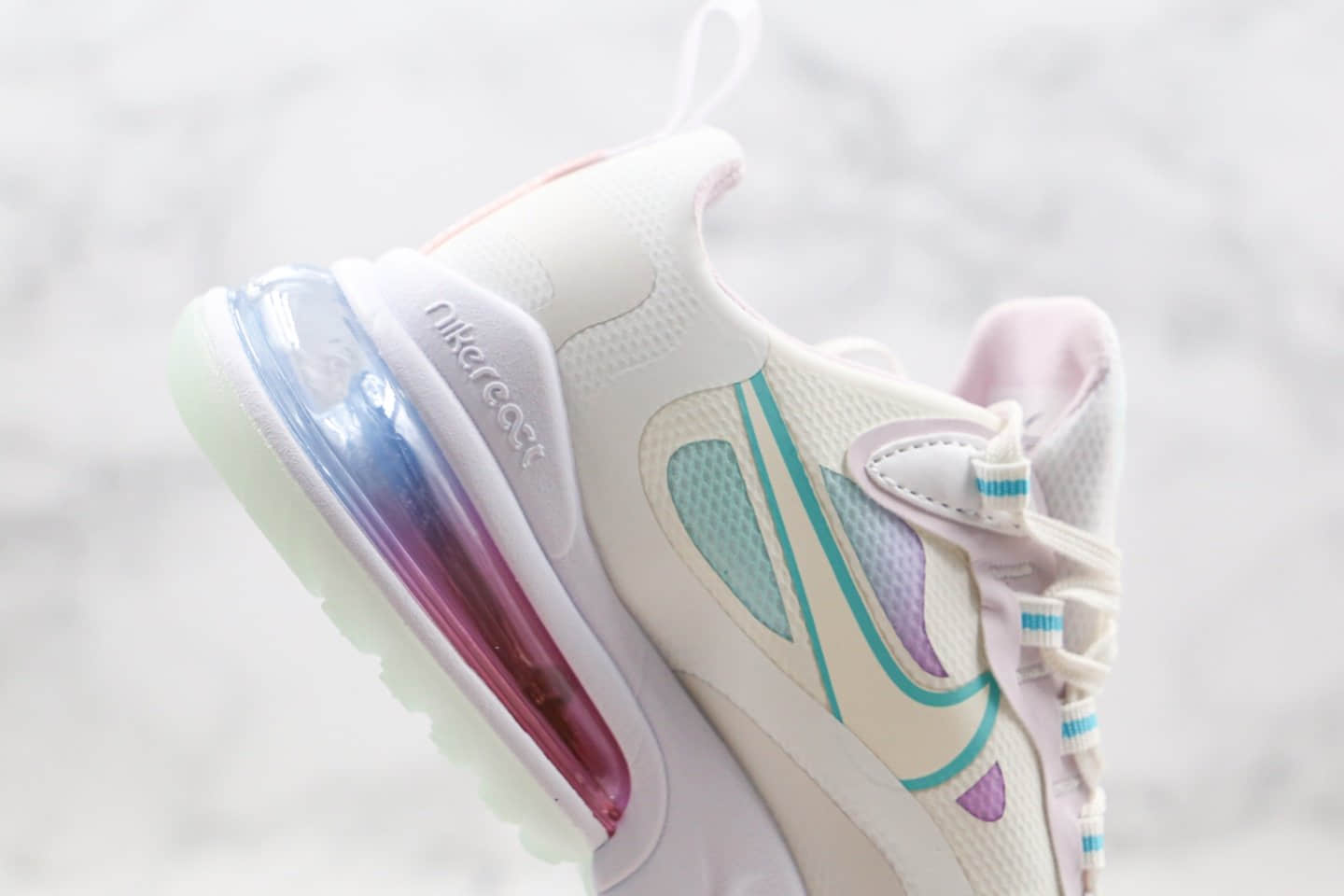 Giày Nike Wmns Air Max 270 React SE 'Light Gradient' CK6929-100 - Ảnh 2