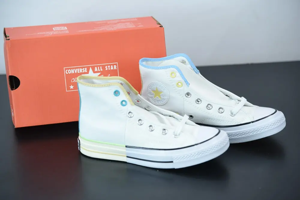 Giày Converse Chuck 70 High 'White Pack Chambray Blue' 171179C - Ảnh 5