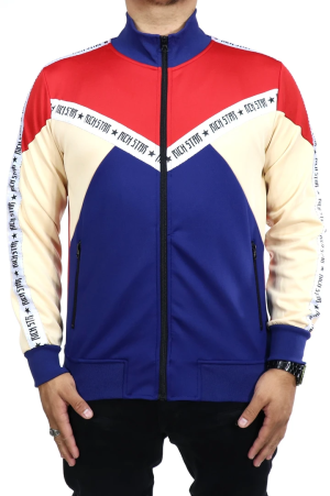 Áo Rich Star Logo Tape Color Block Track Jacket