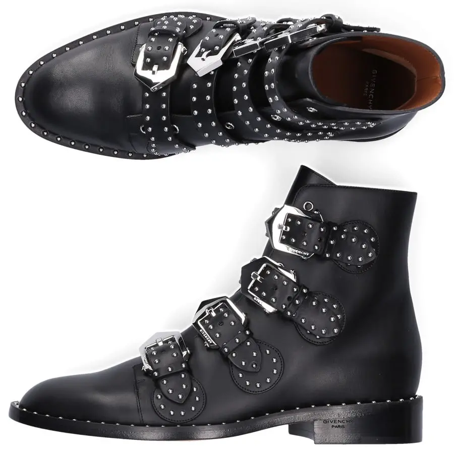 Giày Givenchy Elegant Studs Ankle Boots 'Black' BE08143004-001 - Ảnh 4