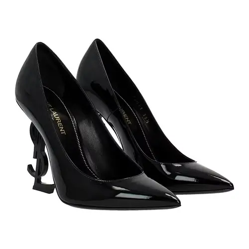 Alternative view of Giày Saint Laurent Opyum Pumps Patent Leather Black Heel 4720110NPVV1000