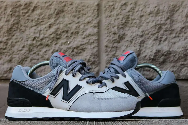 Giày New Balance 574 'Grey Black' ML574JHVD - Ảnh 4