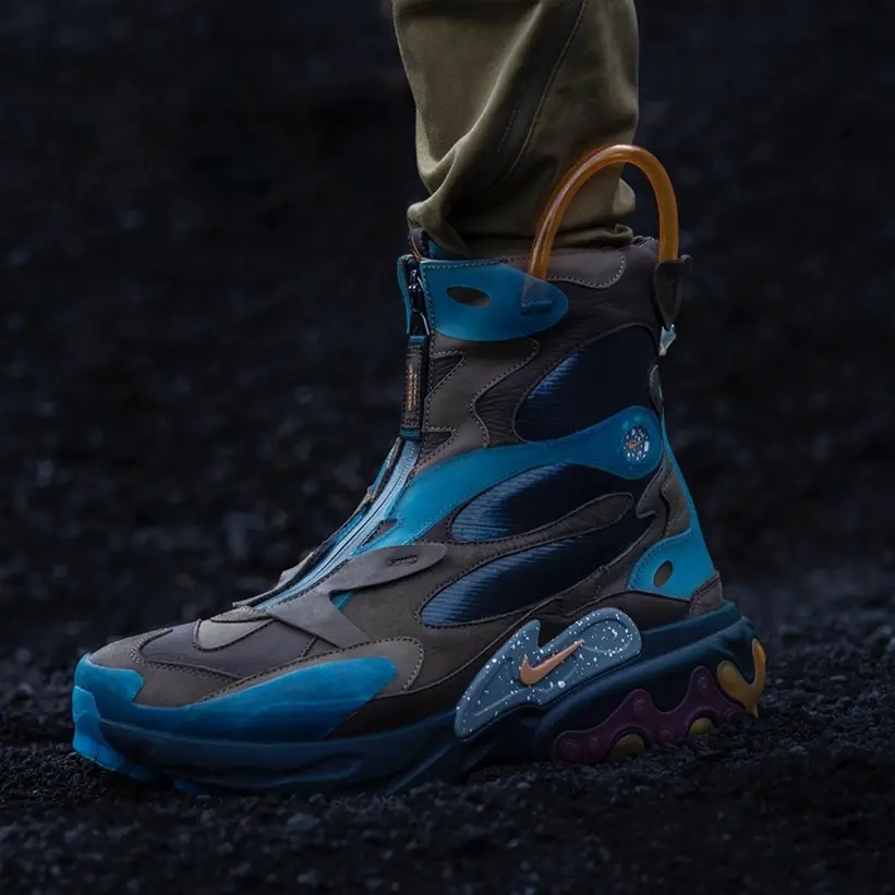 Giày Nike Undercover x React Boot 'Black' CJ6971-001 - Ảnh 4