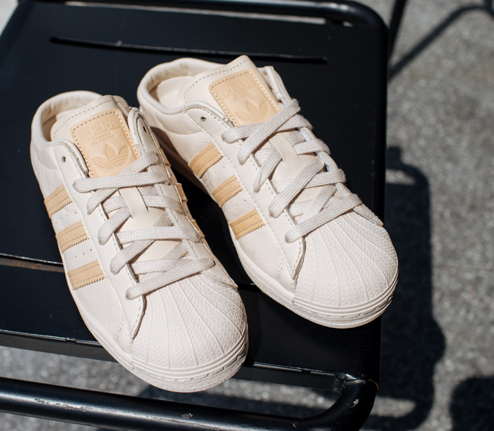 Giày Adidas Superstar Mule Ivory Pink Slip On G58357 - Ảnh 3