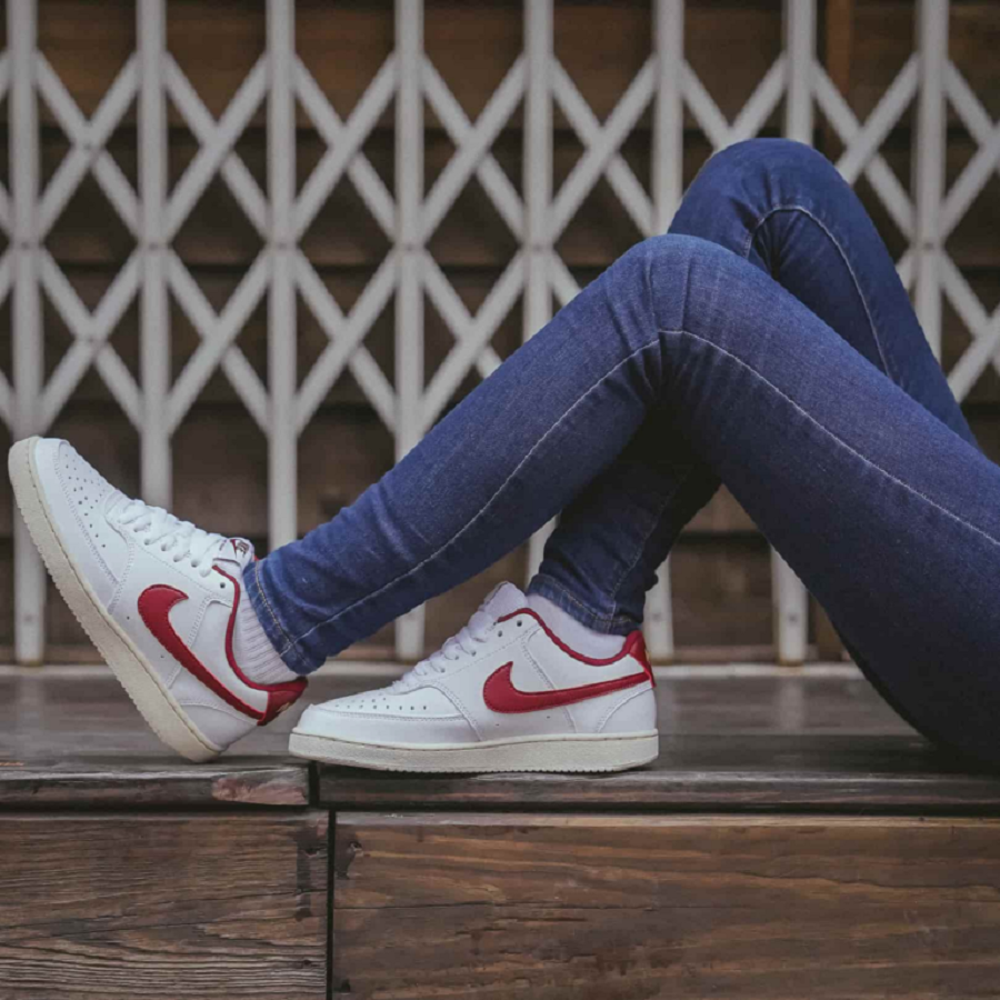 Giày Nike Court Vision ‘White Red Gold’ DH3158-106 - Ảnh 5