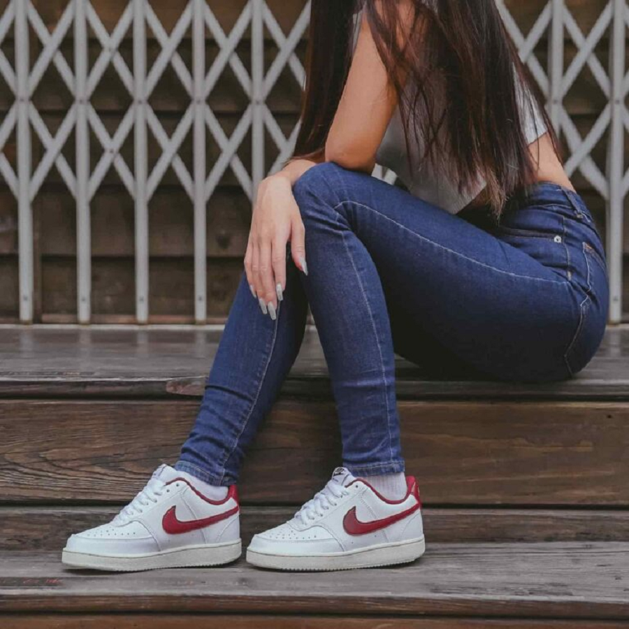 Giày Nike Court Vision ‘White Red Gold’ DH3158-106 - Ảnh 4