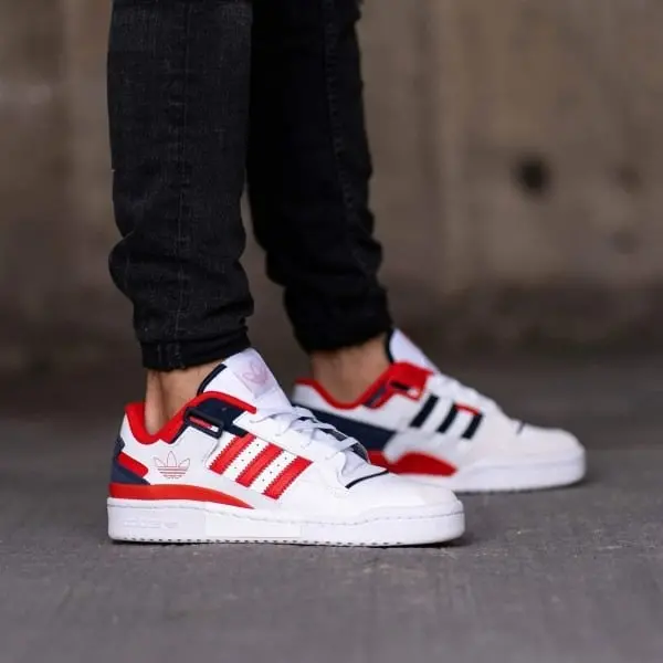 Giày Adidas Forum Exhibit Low 'Cloud White Red' GZ5391 - Ảnh 5
