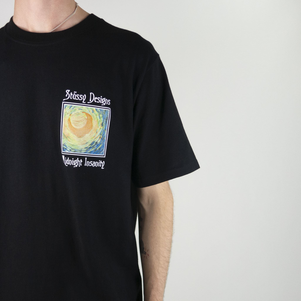 Áo Stussy Midnight Insanity Tee 'Black' - Ảnh 3