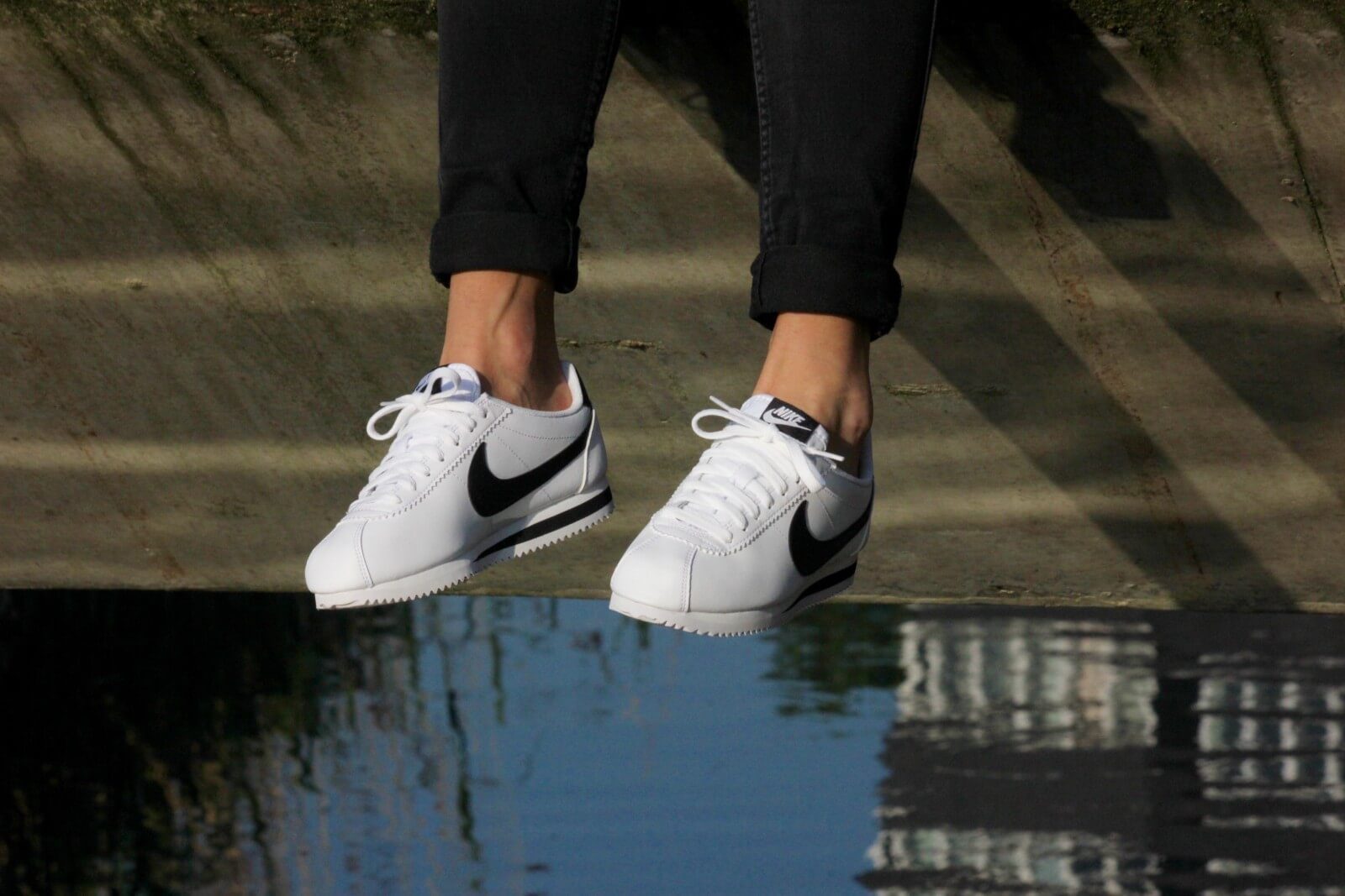 Giày Nike Cortez Leather OG 'White Black' 904764-102 - Ảnh 2