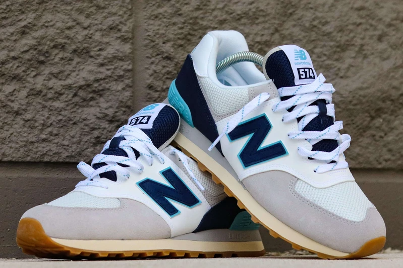 Giày New Balance 574 Core Plus Rain 'Cloud Blue' ML574SOU - Ảnh 7