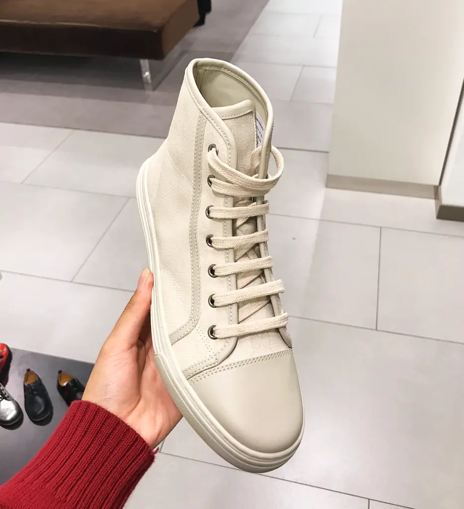 Alternative view of Giày Gucci Wmns GG High 'Logo Print - White' 426186-FV590-9073