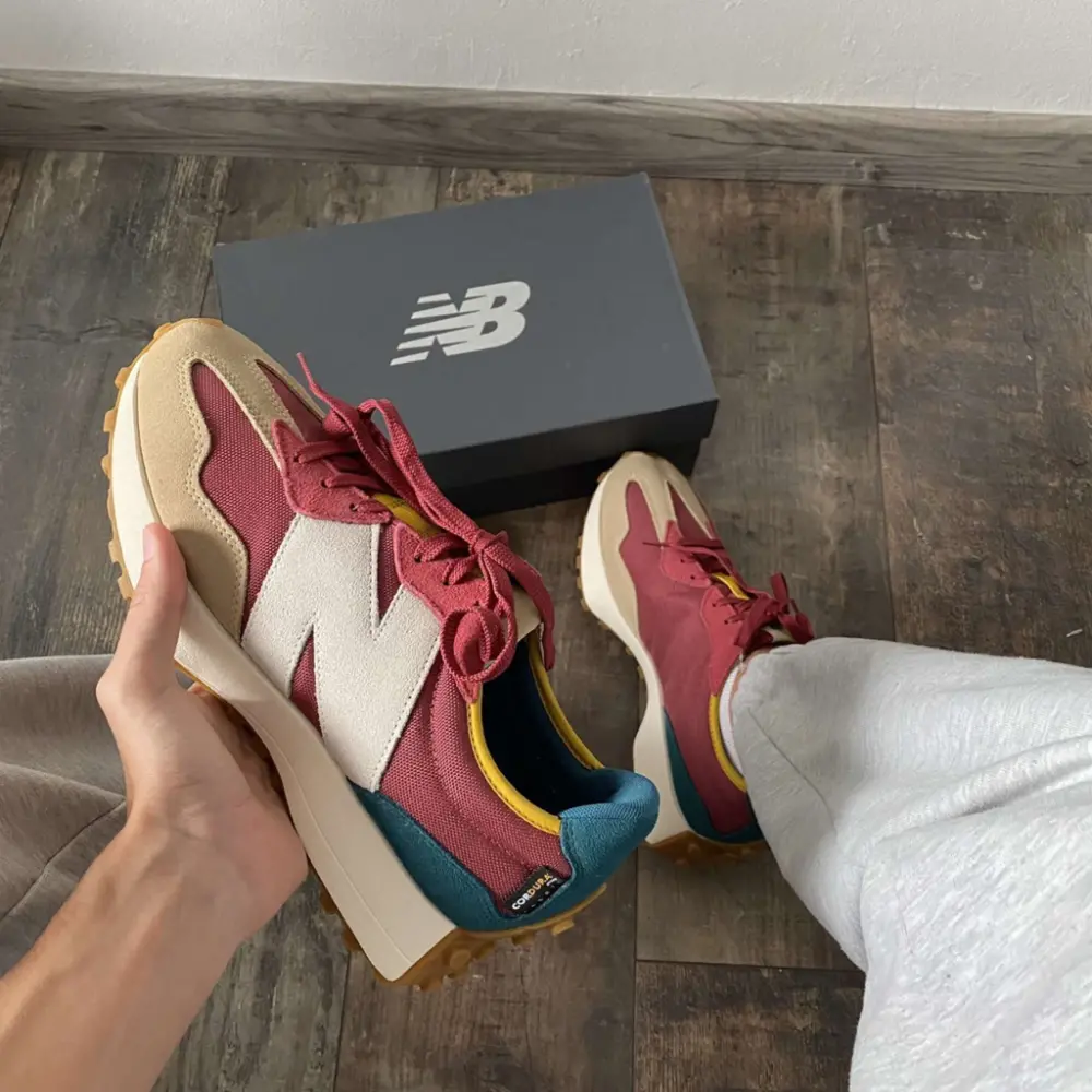 Giày New Balance 327 'Bordeaux Teal' MS327WT1 - Ảnh 5