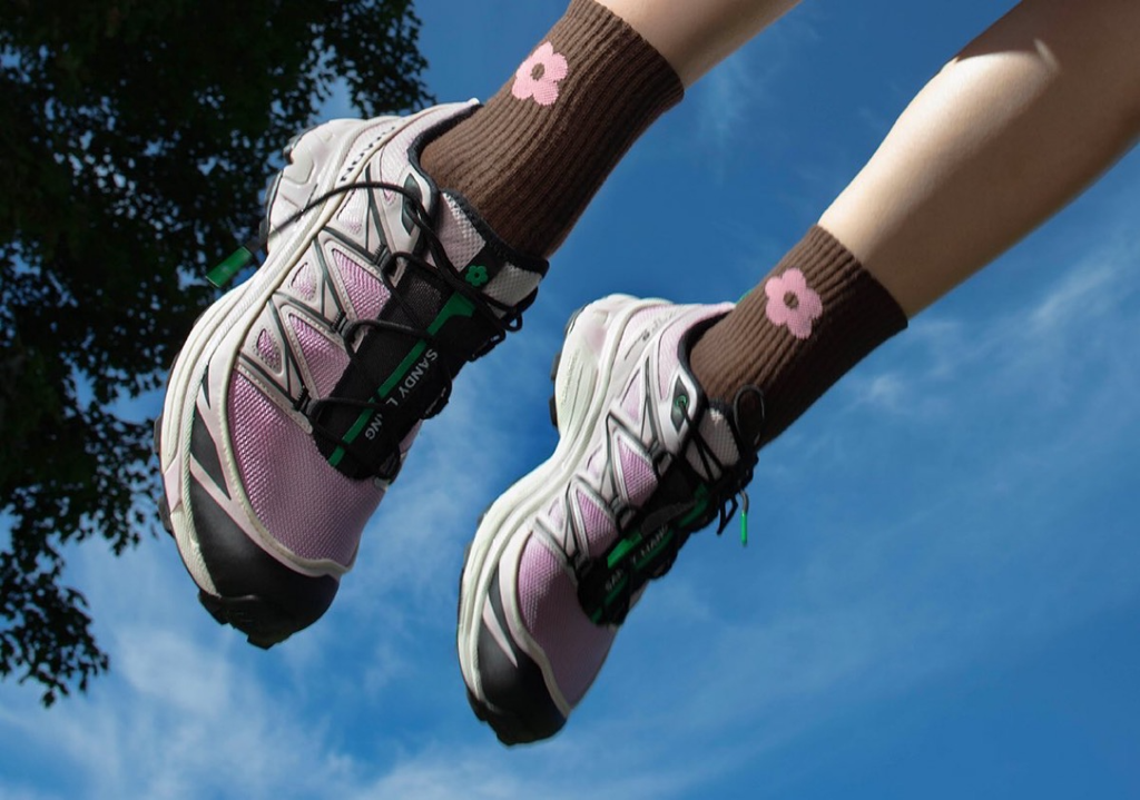 Giày Salomon XT-6 Expanse x Sandy Liang 'Cradle Pink' L47242200 - Ảnh 2