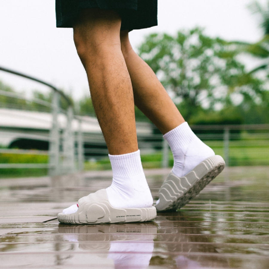 Dép Adidas Adilette 22 ‘Light Brown’ HQ4670 - Ảnh 4