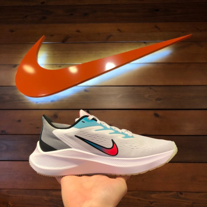 Giày Nike Wmns Zoom Winflo 7 'White Flash Crimson' CJ0302-102 - Ảnh 4