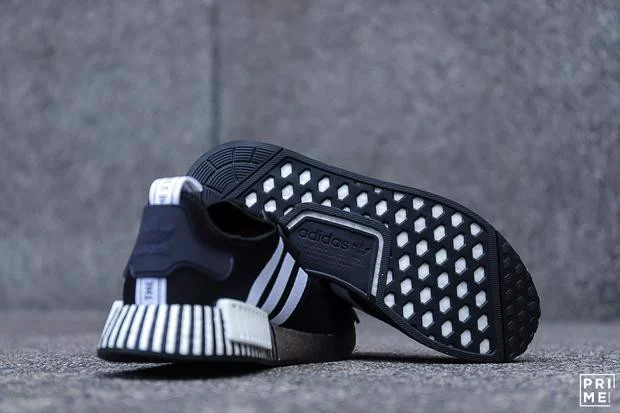 Giày Adidas NMD R1 'Glitch x Black White' FV3649 - Ảnh 3