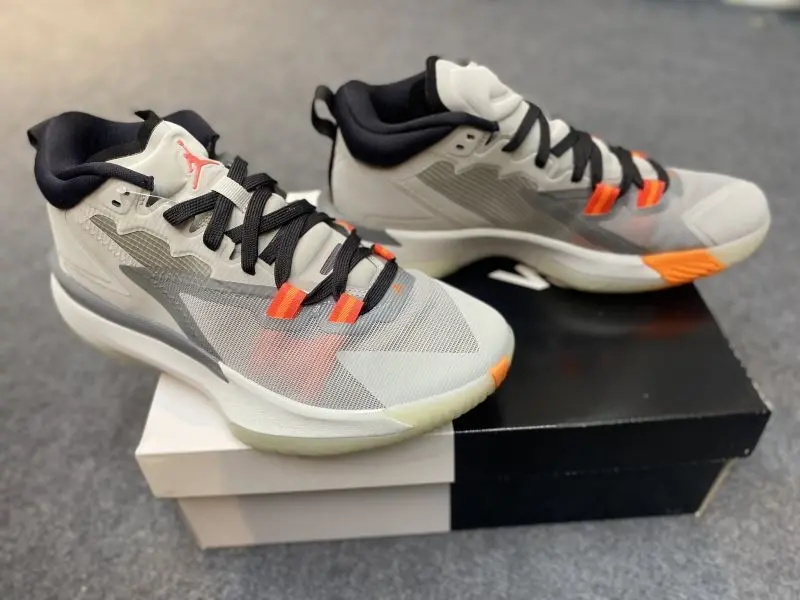 Giày Nike Air Jordan Zion 1 PF 'Light Smoke Grey' DA3129-008 - Ảnh 5